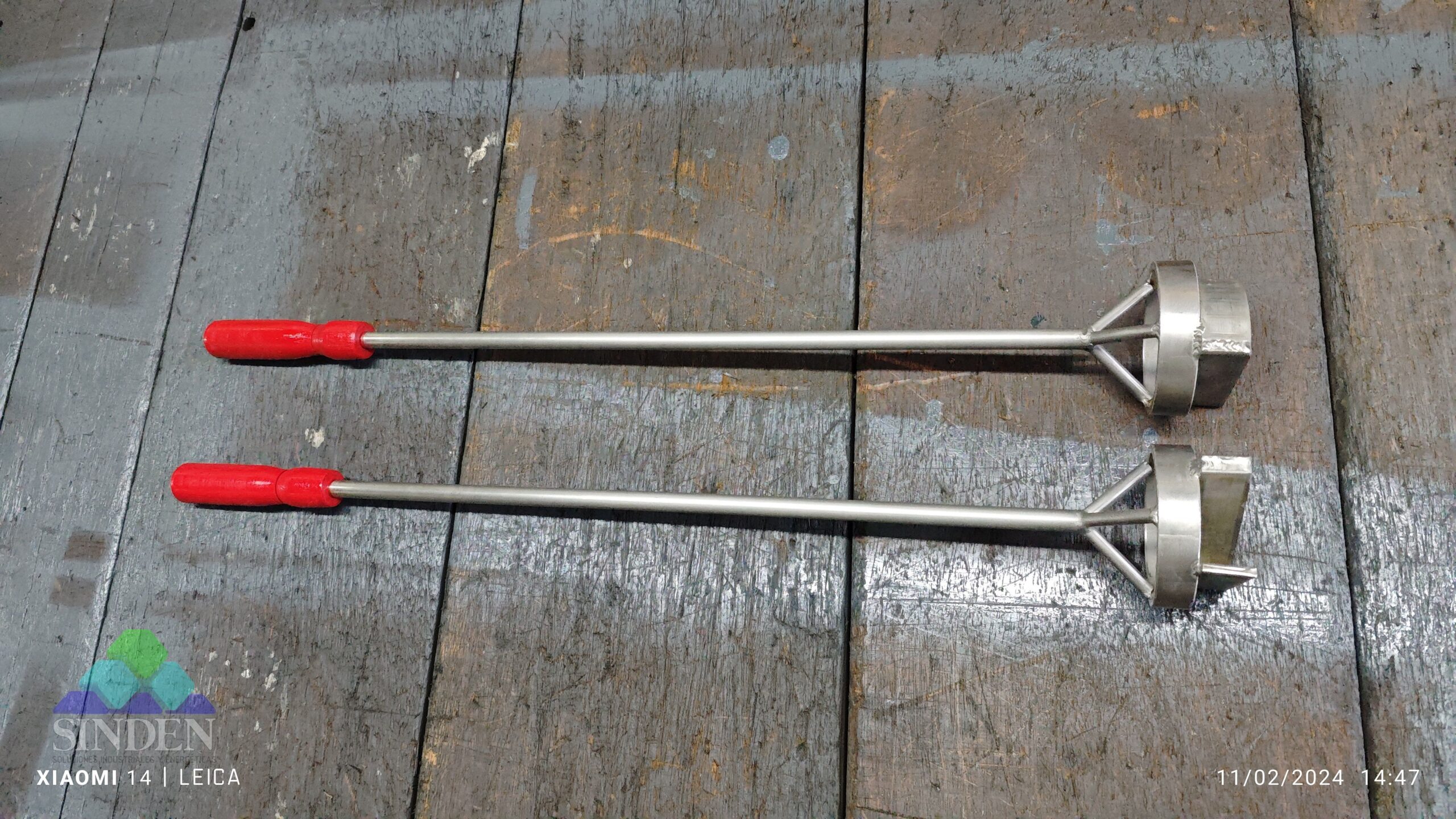 Marca de ganado en acero inoxidable, detalle de la figura recortada