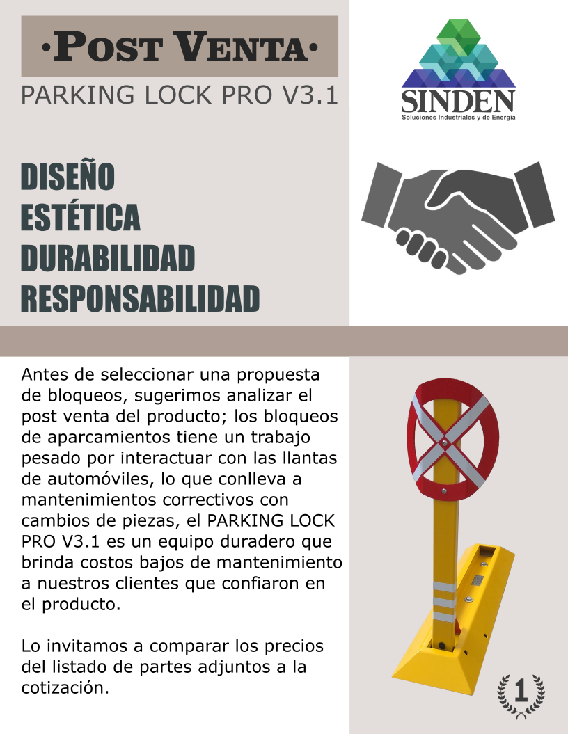 Brochure Parking Lock PRO v3.1