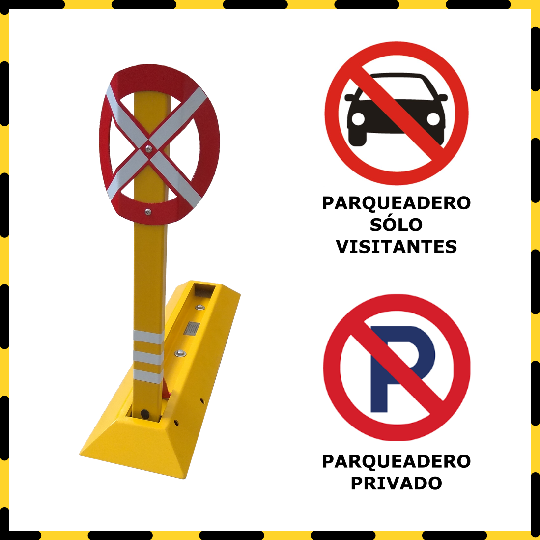 bloqueo cepo para parqueadero de visitante o privado