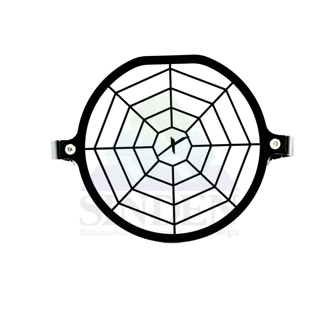 Protección de farola Hero Xpulse con diseño Spiderweb, vista frontal