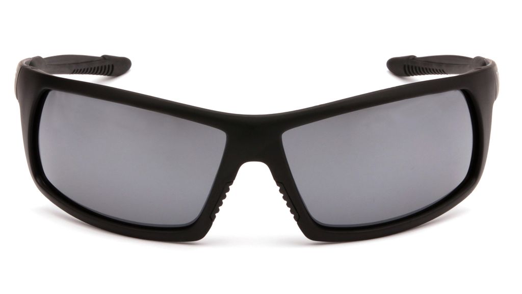 Gafas de seguridad Stonewall con lente espejo plateado, vista frontal