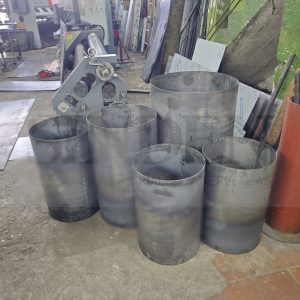 Cilindros de lámina rolados para tanques de transformadores, hechos en SINDEN